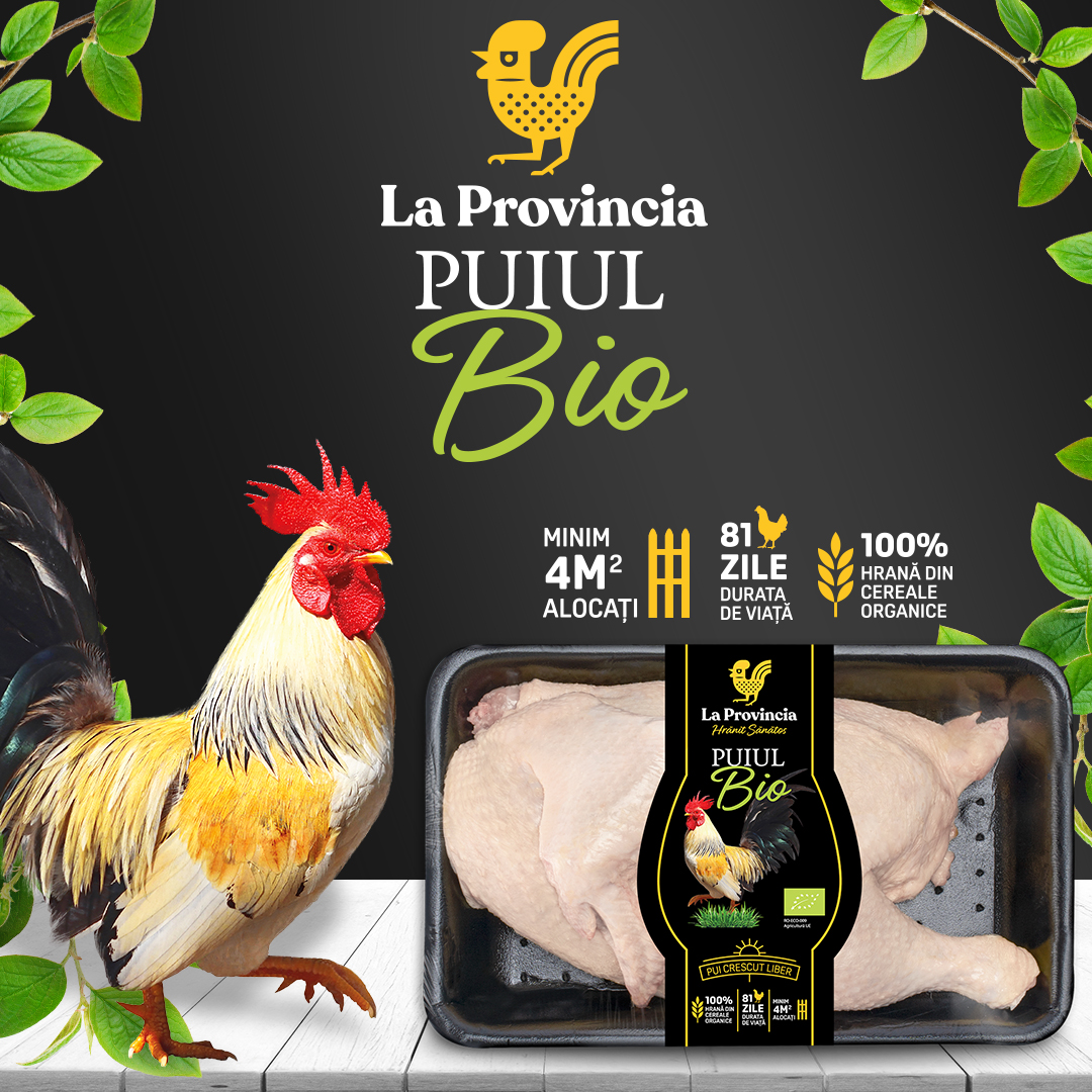 La Provincia, brand al Grupului Carmistin, a lansat gama ,,Puiul Bio”