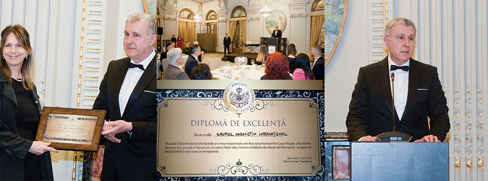 Performanța și calitatea produselor Carmistin, premiate în cadrul Galei Asociației Furnizorilor Casei Regale a României